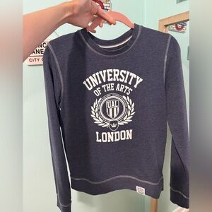 UAL/University Of The Arts LONDON, Women’s Crew Sweater, Blue, XS, ORGANIC